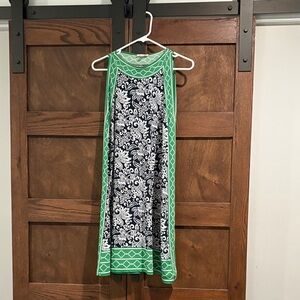 Max Studio Green and Navy Dress